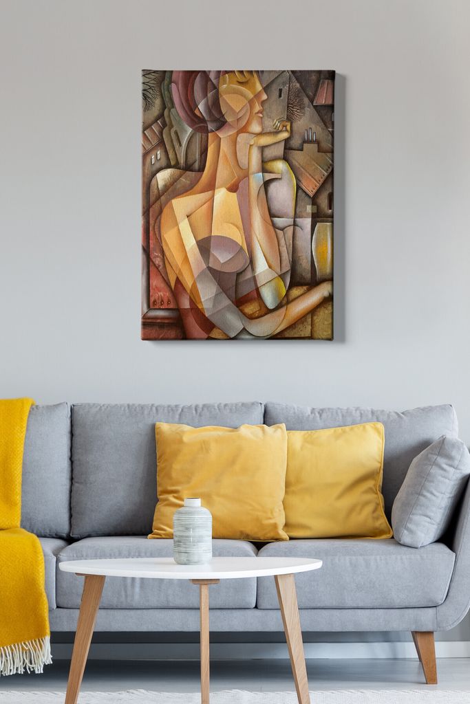 Wallity, Kanvas- TCR1288, Bunt, Leinwandbilder, 50 x 70 cm, 100% Leinwand