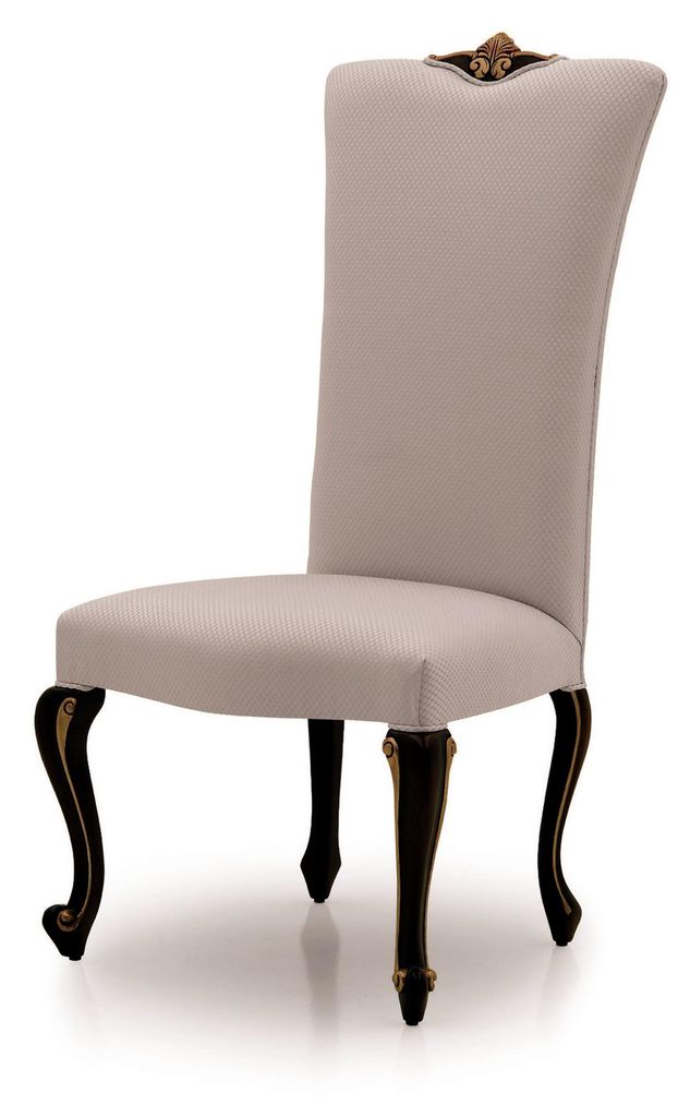Esszimmerstuhl Stuhl Esszimmer Stühle Relax Stühl Samt Holz Beige Sitz Design