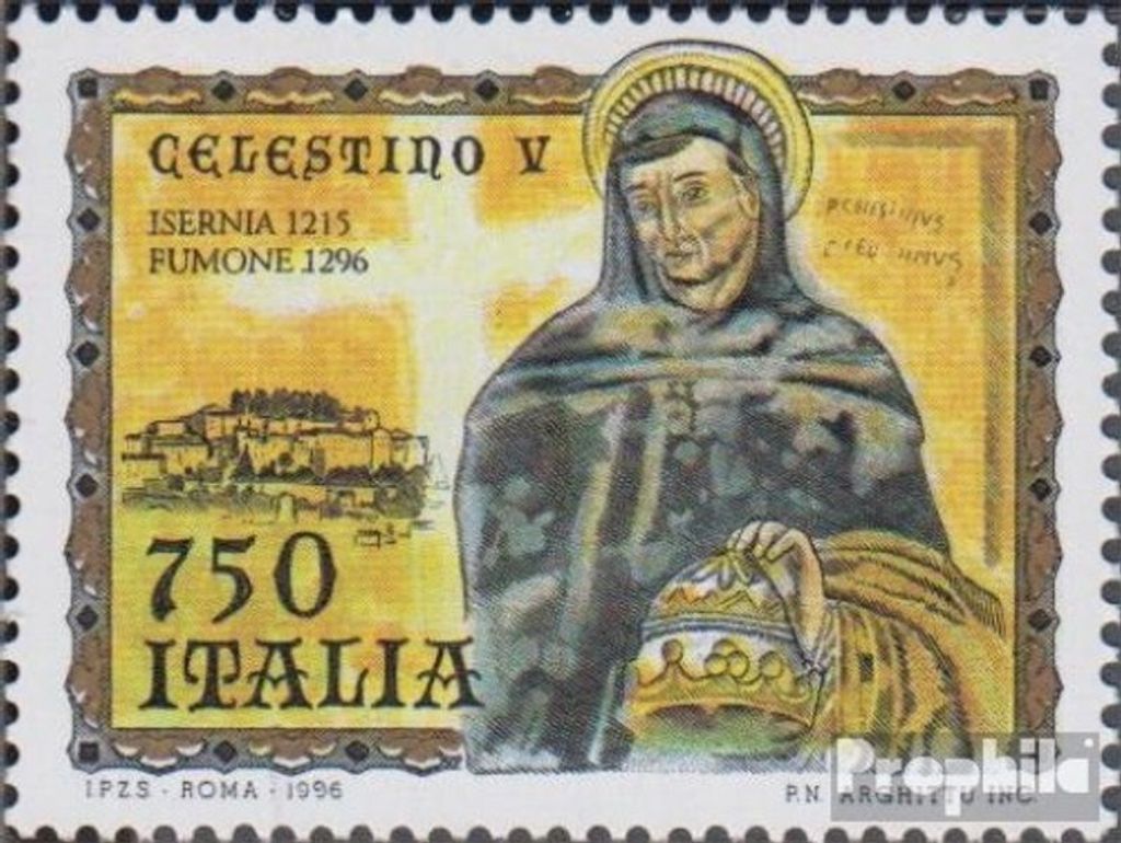 Briefmarken Italien 1996 Mi 2435 (kompl.Ausg.) postfrisch Papst Cölestin V.Komb
