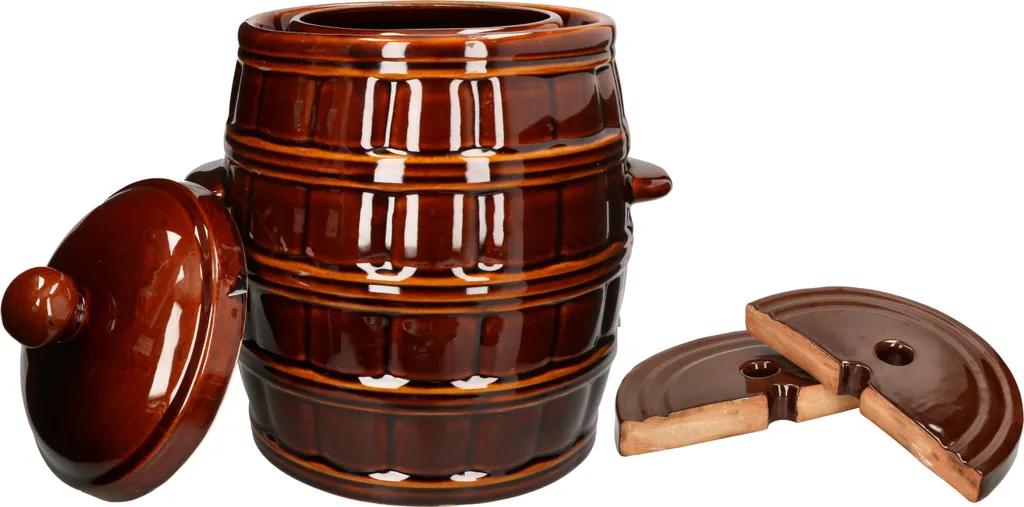 KOTARBAU® Vaso Fermentazione 16L: Crauti e Kimchi Naturali e Senza Conservanti - 1