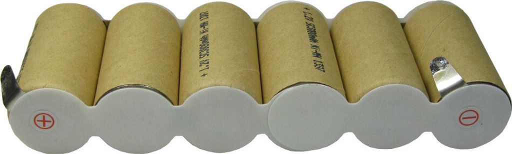 Trade-Shop Ni-MH Akku 7,2V / 3000mAh für Gardena Rasenkantenschere Accu90 (08804-20)