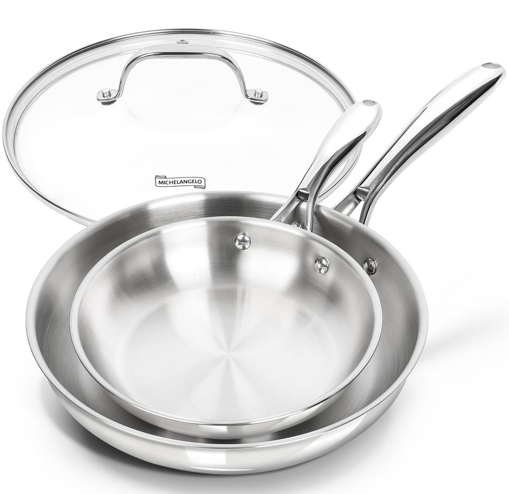MICHELANGELO Pfannen-Set, Edelstahl Produktbild 