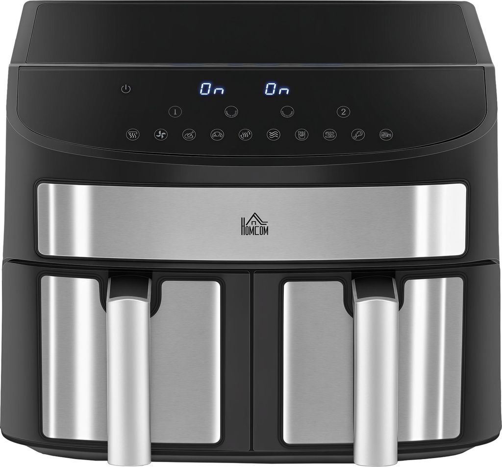 Friggitrice ad aria HOMCOM da 8 litri con doppia camera, 10 Immagine del prodotto 
