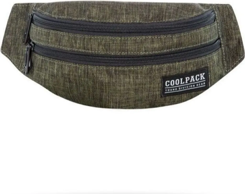 Marsupio CoolPack Madison Verde Oliva Neve - Resistente e Stile Urban