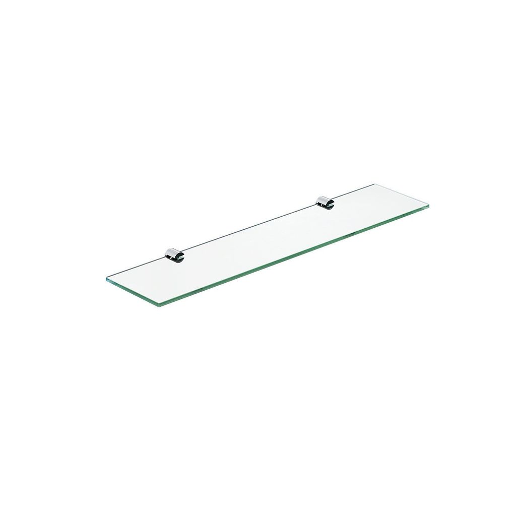 Wandablage Glasregal Glasboden Wandregal Badregal Wandboard Glasablage Glasplatte 50x11 cm Klarglas