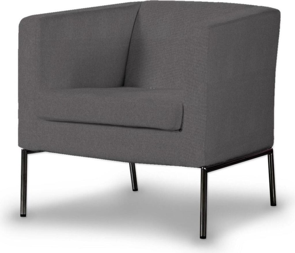 Dekoria Bezug für Klappsta Sessel, dunkelgrau, Sessel Klappsta