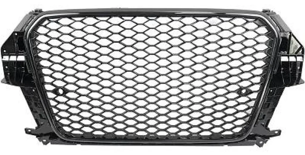 Calandre Centrale pour Rénovation AUDI Q3 2011-2014 DIEDERICHS 1065240 Noir