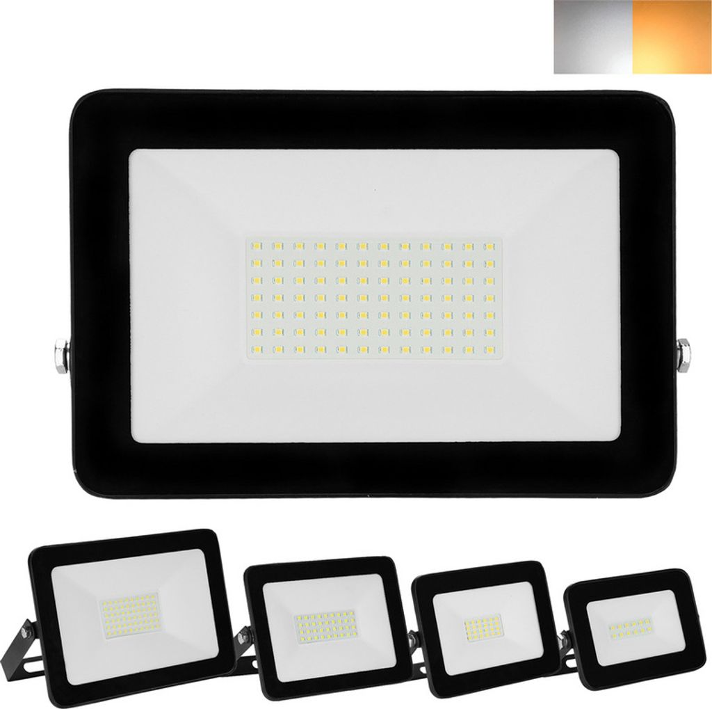 Jopassy 50 W LED Fluter Flutlicht LED Strahler Außenstrahler IP66 Wasserdicht Warmweiß