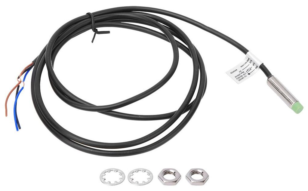 BERM Näherungssensorschalter Metall Induktiver Typ DC10-30V 3-Draht NPN NO 2mm φ8mm