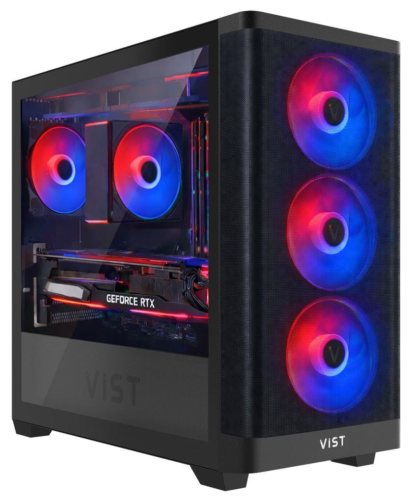 VIST ARGB Ryzen 7 5700X RX 9060 XT 32GB SSD 1TB WIFI W11