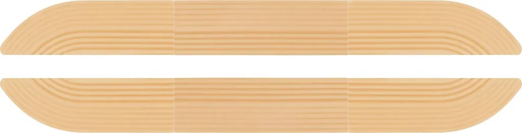 INF Rampes de Seuil pour Aspirateur Robot - Pack de 4 Barres Grises