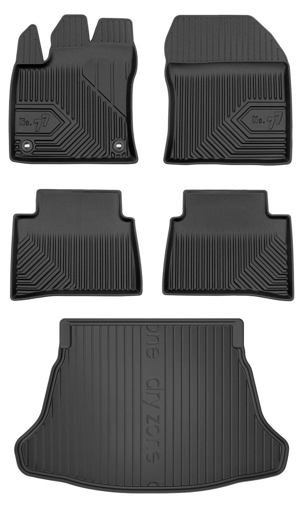 Tappetini 3D TPE + baule DryZone per Toyota Prius IV Immagine del prodotto 