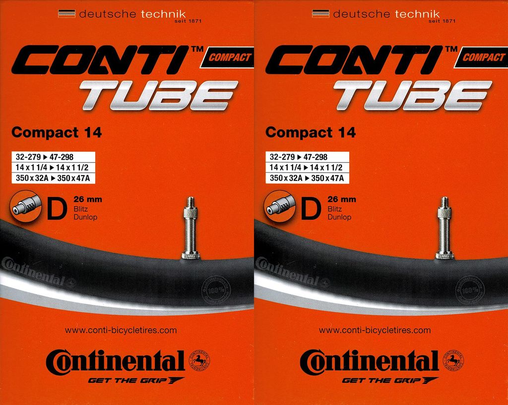 Continental Schlauch Compact 14 14x1 1/4-1 1/2" Produktbild 