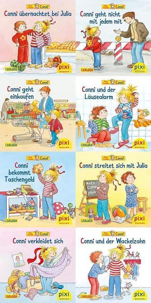 Pixi-8er-Set 260: Meine Freundin Conni (8x1 Exemplar) Immagine del prodotto 