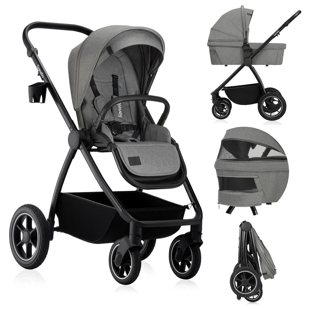 Lionelo Kombikinderwagen Meril 2in1 Babywanne bis zu 9 kg, Produktbild 