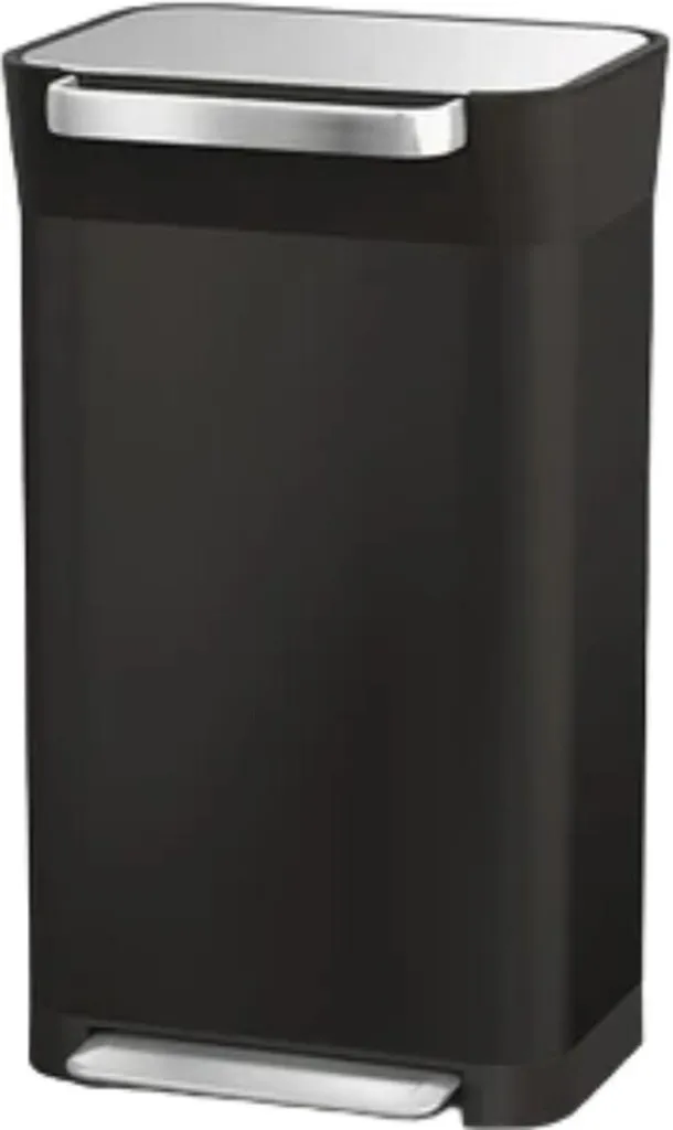 Poubelle Compacteur Joseph Joseph Titan 30L Noir - Gain de Place Garanti