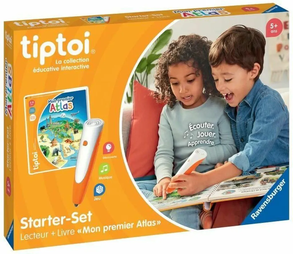 Apprendre la géographie sans écran avec tiptoi® Starter Atlas 001774