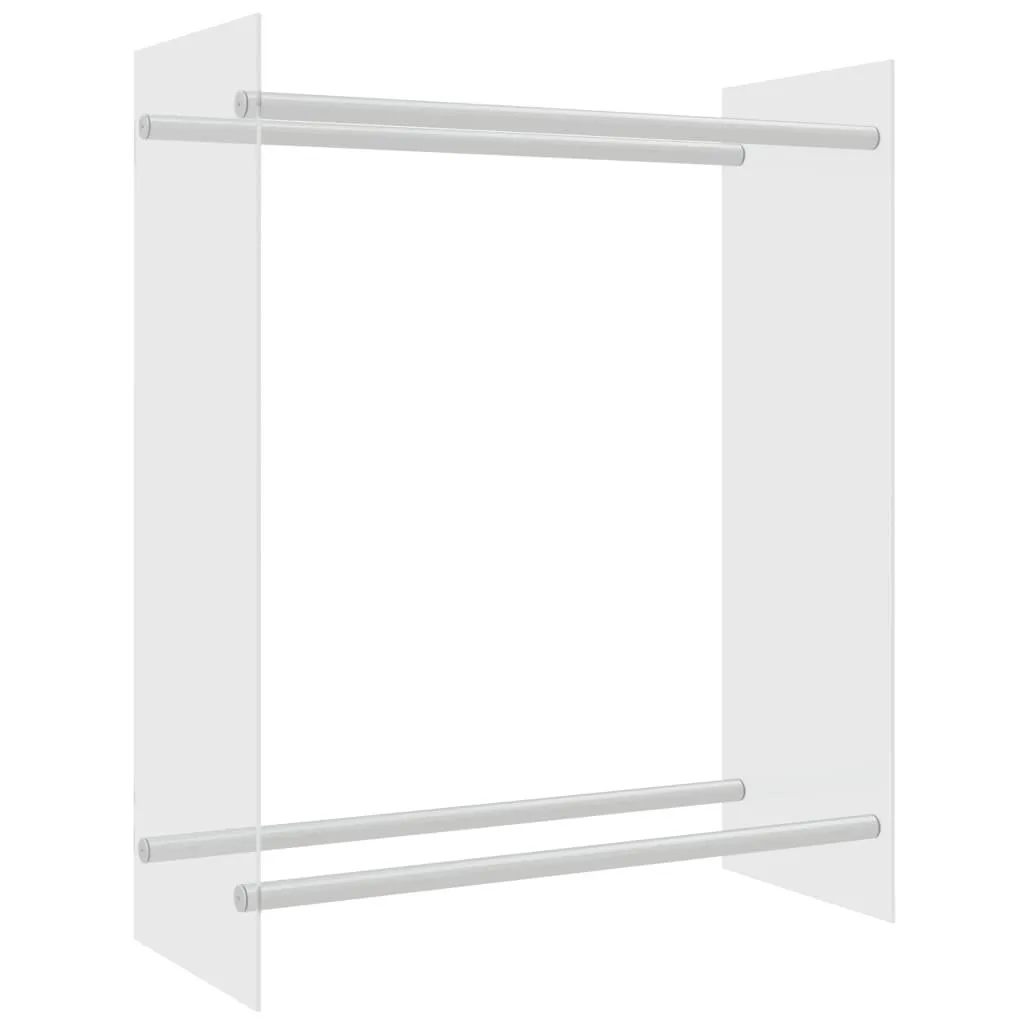 vidaXL Portalegna in Vetro Temperato 80x35x100 cm | Design Moderno per Camino