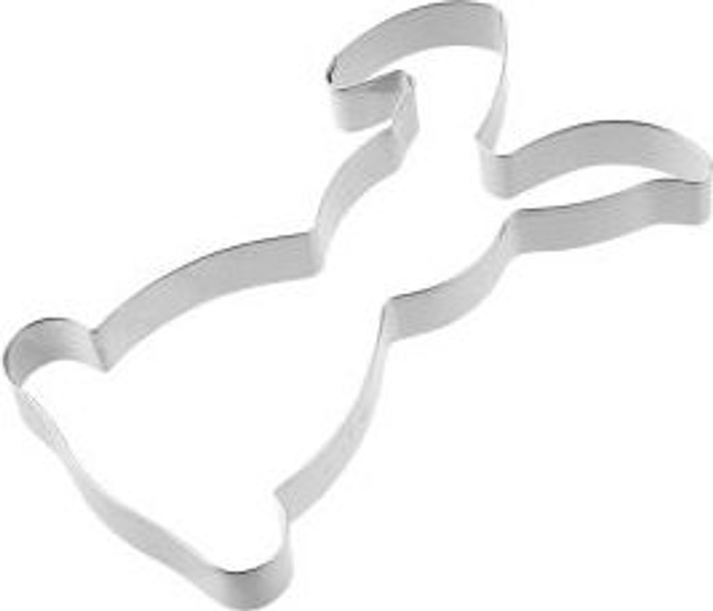 Ausstecher/Backrahmen Hase Knickohr, 19,6x11,1x2,6 cm Produktbild 