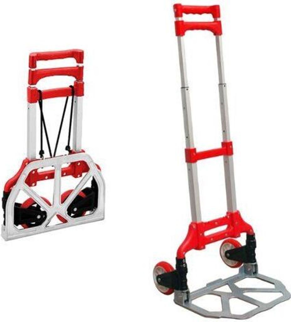 Skládací hliníkový ruční paletový vozík 75KG Obrázek produktu 