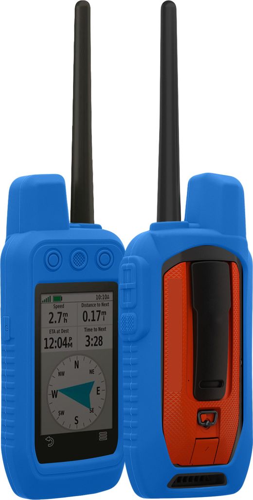 kwmobile Hülle kompatibel mit Garmin Alpha 300 / Alpha 200 - Schutzhülle für GPS Handgerät in Blau