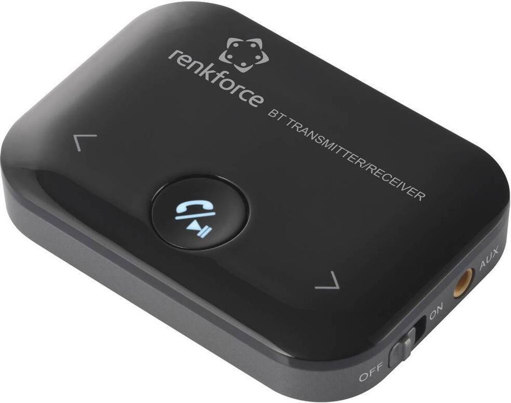 Renkforce RF-BTR-150 Bluetooth Musik-Sender/Empfänger Bluetooth Version: 5.0 8 m integrierter Akku