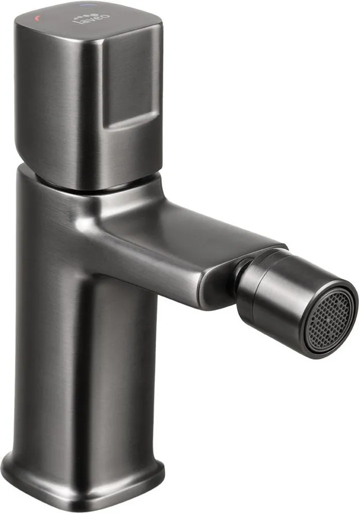 Laveo Tores Grafite Opaca: Rubinetto Bidet Design Minimalista con Click-Clack