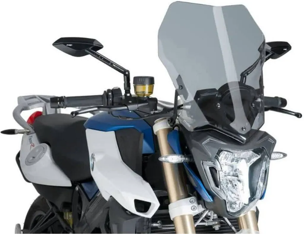 Bulle Touring pour BMW F800R : Optimisez vos Trajets avec Puig Fumé Clair