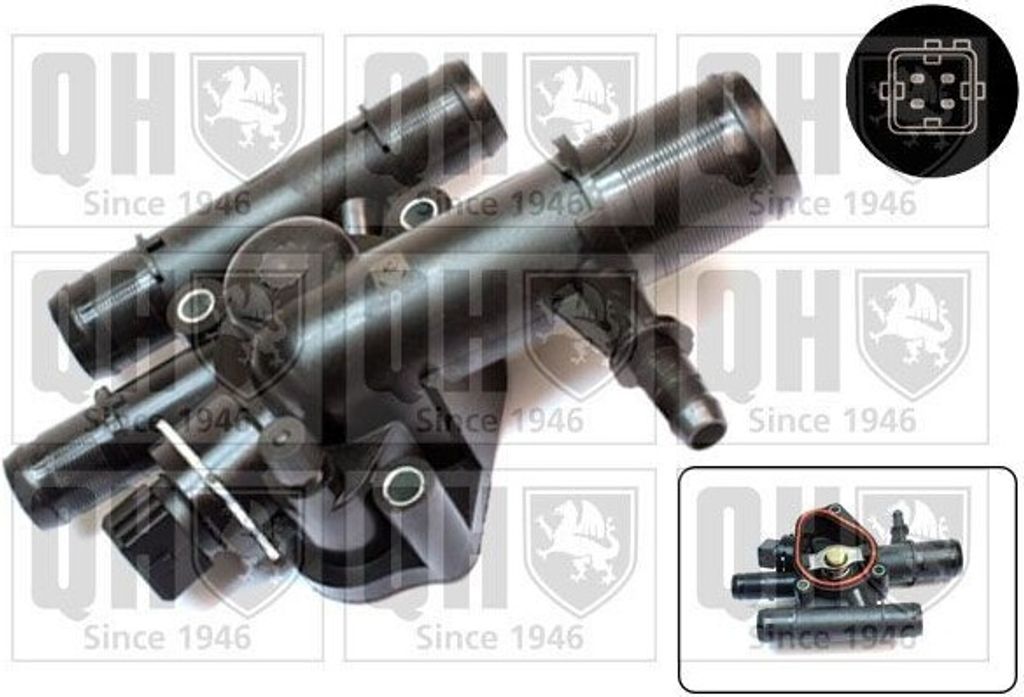 QUINTON HAZELL Thermostat Kühlmittel 89°C für OPEL Vivaro A Kastenwagen (X83) Vivaro A Combi (X83) Vivaro A Pritsche / Fahrgestell (X83)