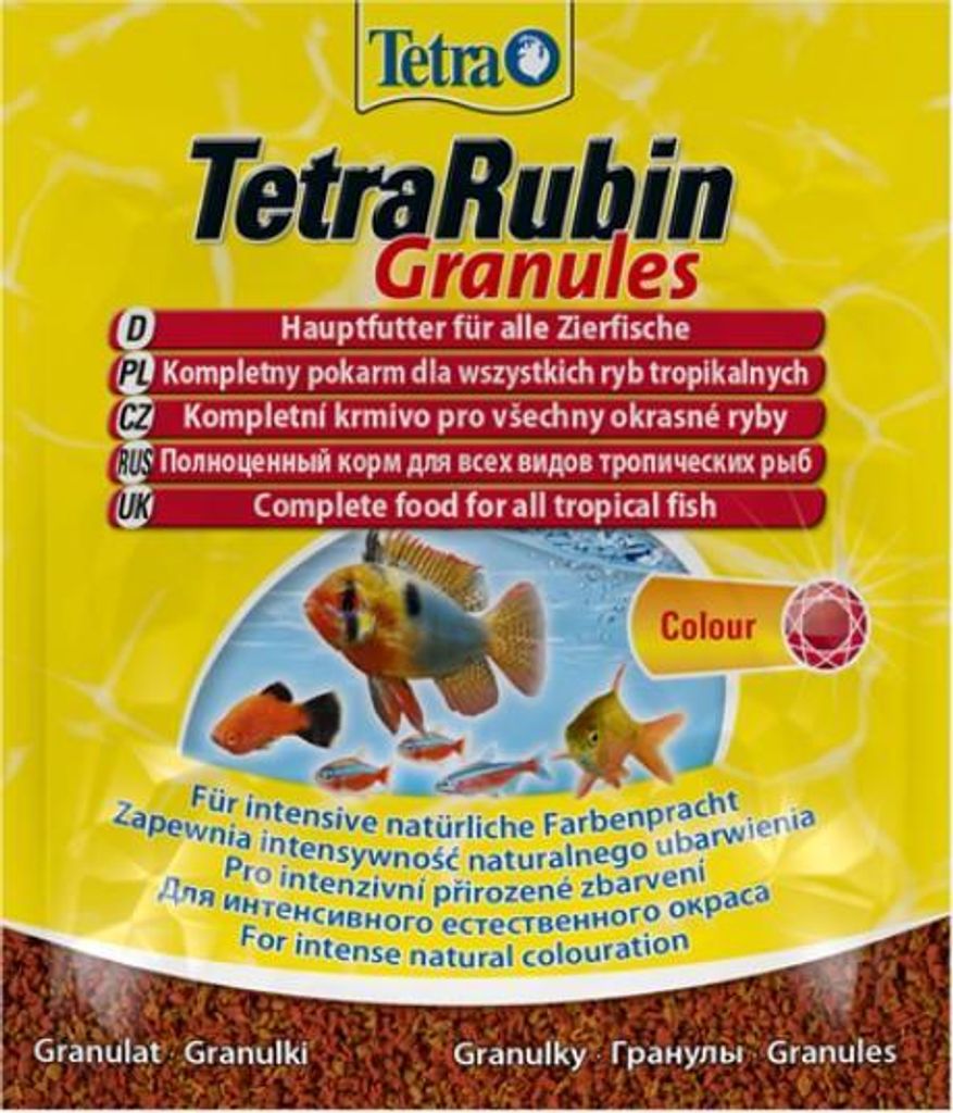 Tetra Rubin Granulat 15g - Futter in Granulatform für alle Fische Tetra
