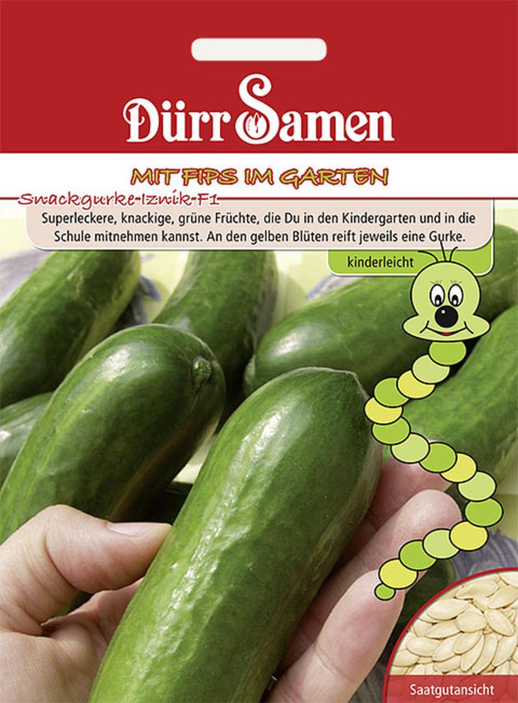 Dürr-Samen - Kindersorte Snackgurken Iznik F1 - Saatgut - Produktbild 