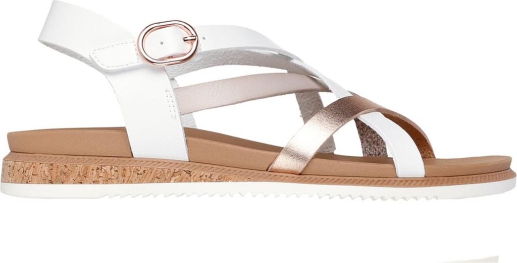 Skechers Schuhe Bobs Desert Kiss, 114709WHT
