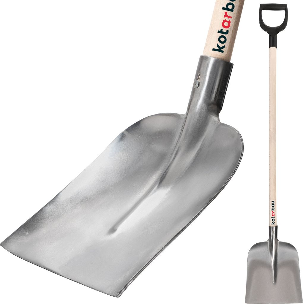 Pelle en acier inoxydable KOTARBAU® avec manche en bois, Image du produit 