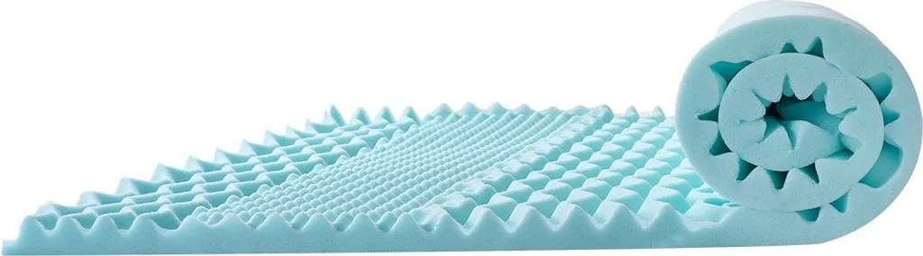 Surmatelas Gel-Infusion 5 cm Mousse Mémoire de Forme Soutien Ferme et Doux