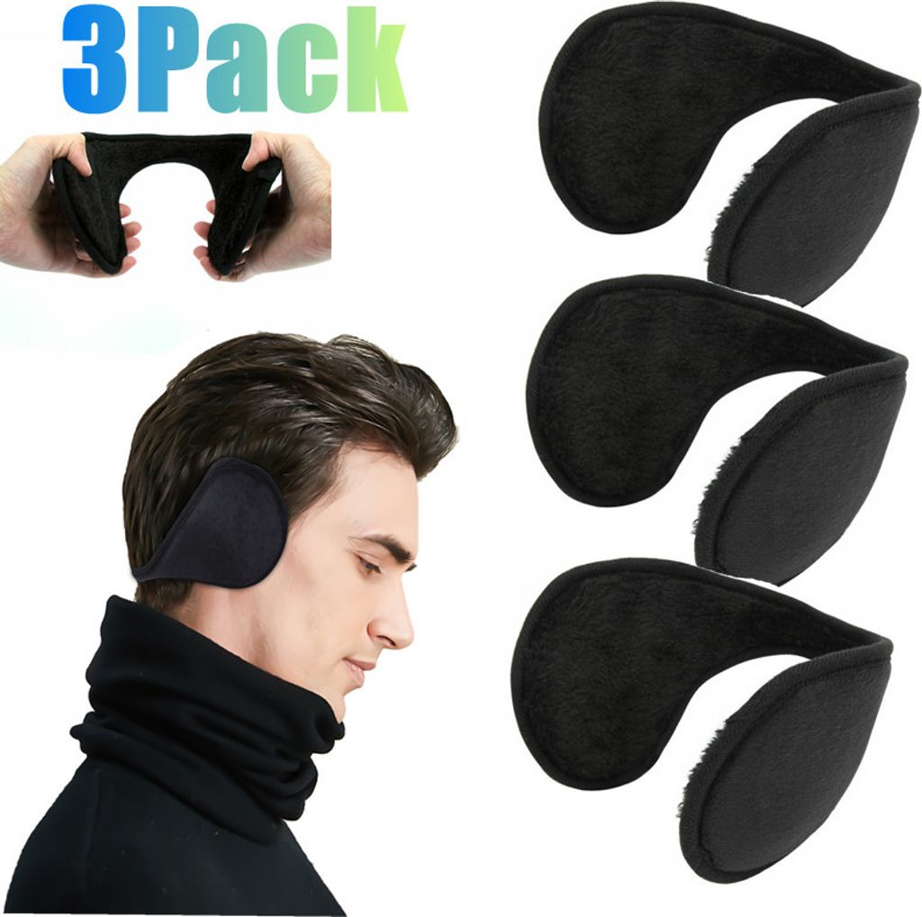 3 STK Ohrenschutz OneSize Klassische Fleece Ohrenwärmer Produktbild 