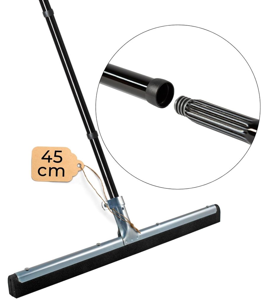 Novaliv Wasserschieber Bodenabzieher 45cm mit Stiel 137 cm Produktbild 