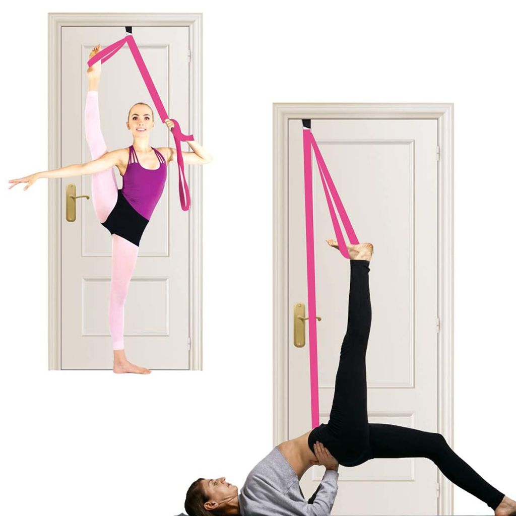 Dehnungsgurt Mit 12 Schlaufen – Yoga-Gurt Für Stretching, Physiotherapie & Oberschenkeldehnung