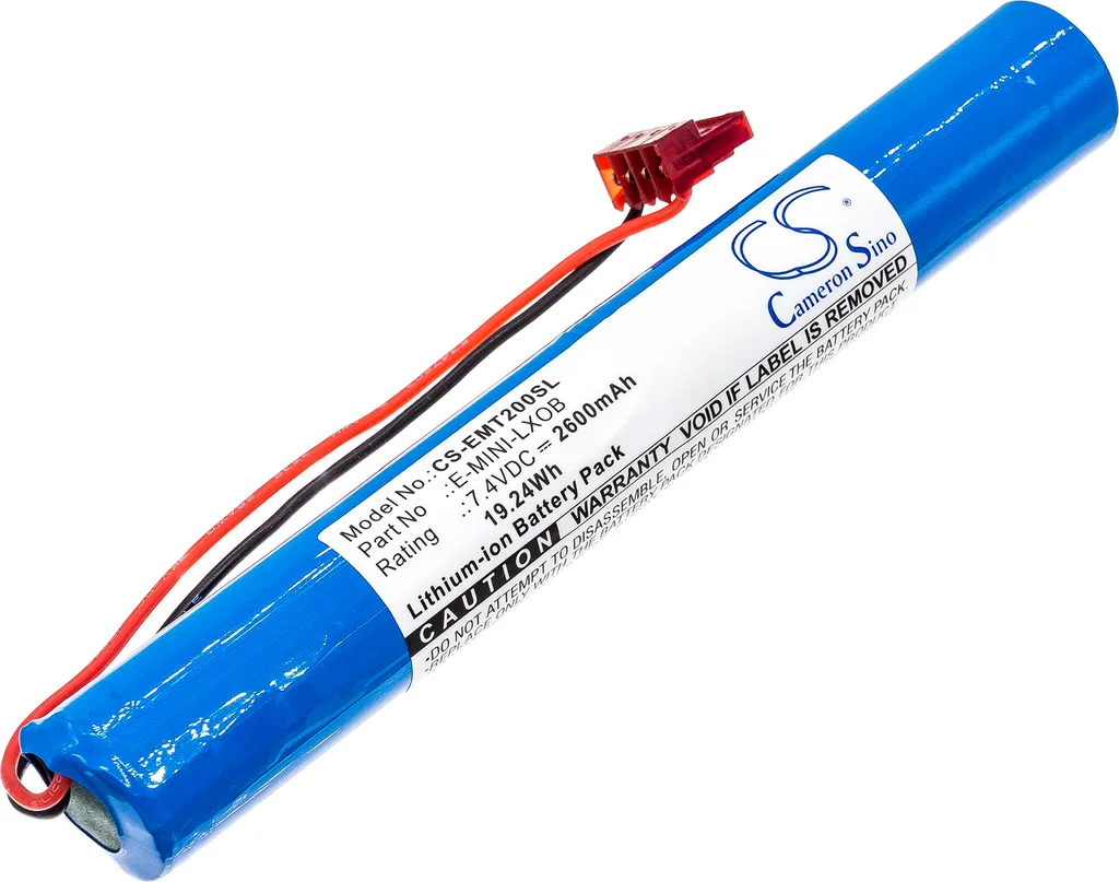 Batteria TECHTEK per Environment E-2DB E-5DB | Ricambio E-MINI-LXOB 2600mAh