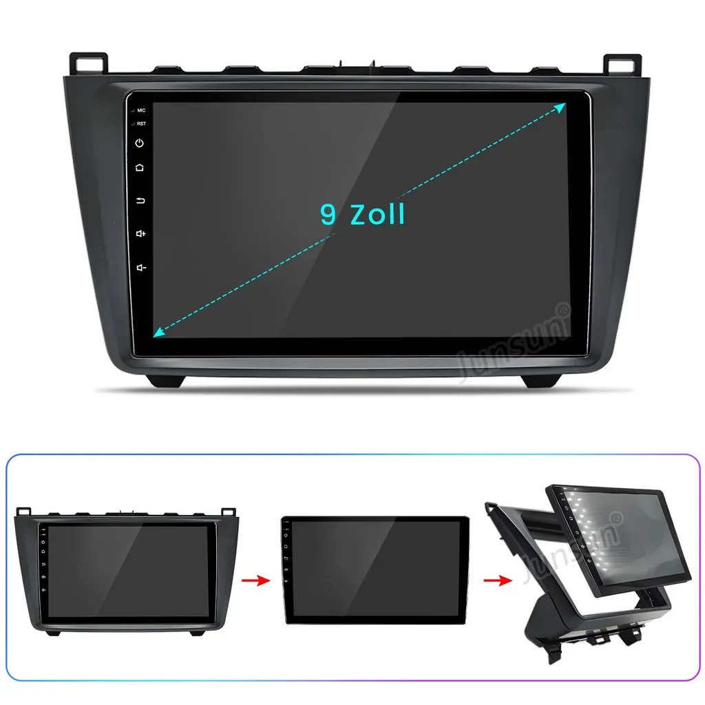 Sistema Infotainment Mazda 6 Android 15 Hexinex 9" 2GB 64GB - 18