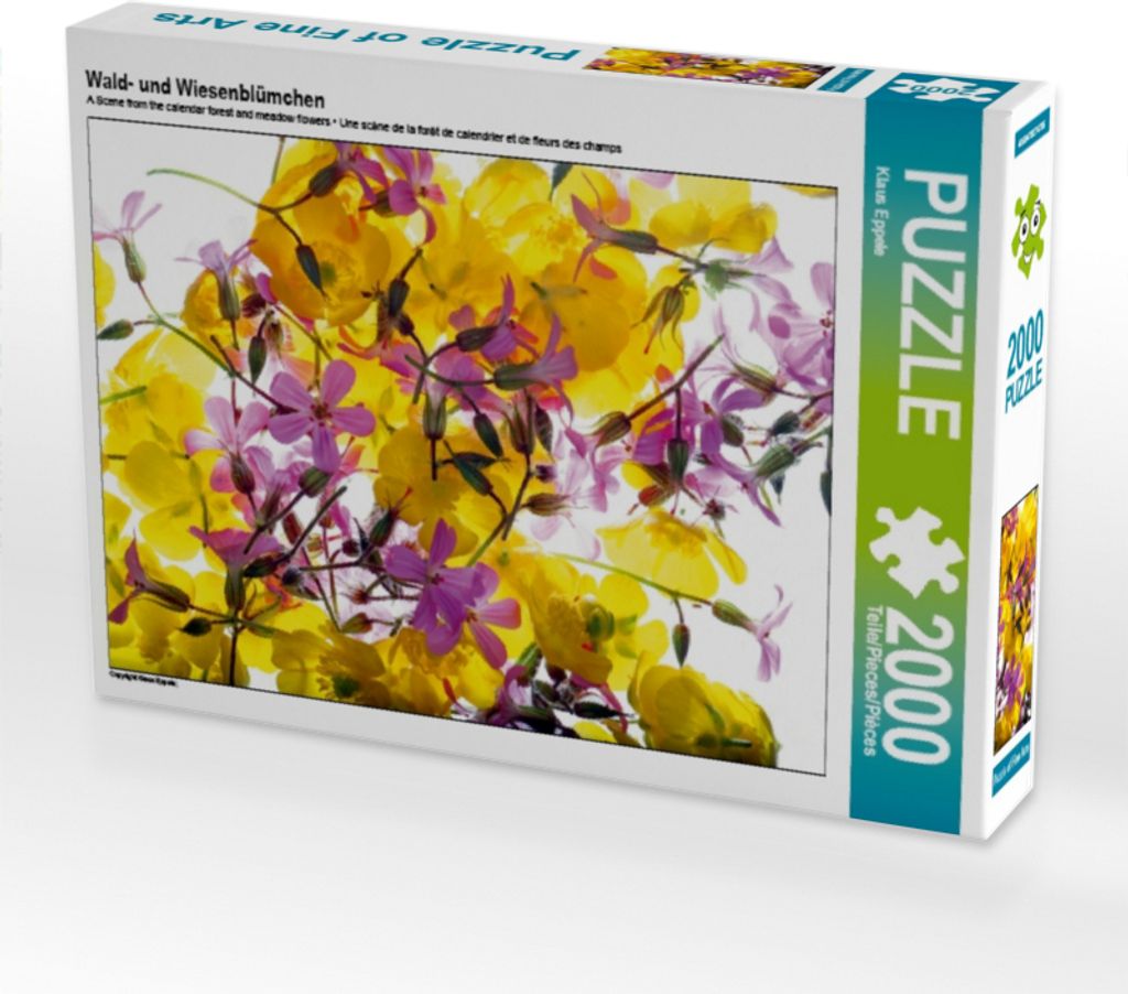 Calvendo Wald- und Wiesenblümchen 2000 Teile Puzzle quer 900x670mm, Eppele Klaus; 7407735
