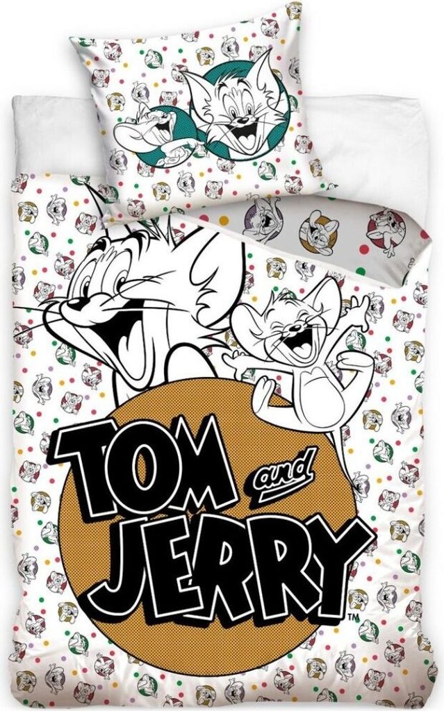 Tom & Jerry Bettbezug - 140 x 200 cm + 70 x 90 cm - Produktbild 