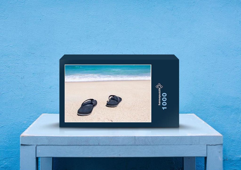 hansepuzzle 82071 - Strand Puzzle, 1000 Teile, Hintergründe, 60,0 x 46,0cm mit hochwertiger Aufbewahrung, Kartonbox & Beutel