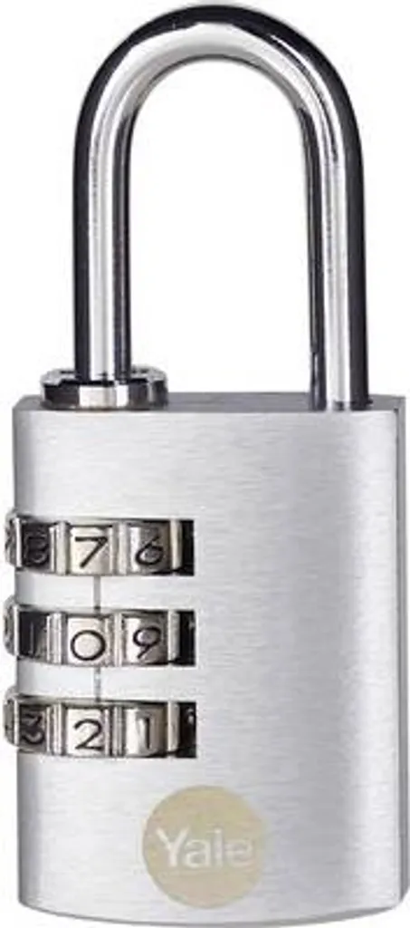 Cadenas Anti-Perte de Clé Yale 30 mm Argent Combinaison Haute Qualité