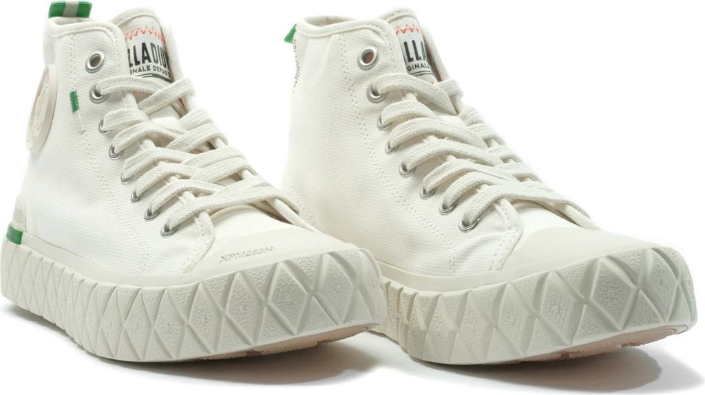PALLADIUM Uni PALLA ACE CHUKKA ORGANIC Boots Stiefelette 79142-180-M Cream White , Schuhgröße:47 EU