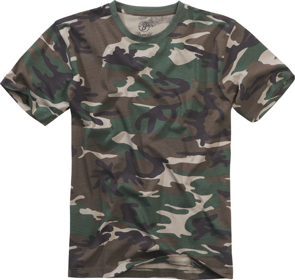 Maglietta da uomo Brandit T-Shirt woodland - 3XL Immagine del prodotto 