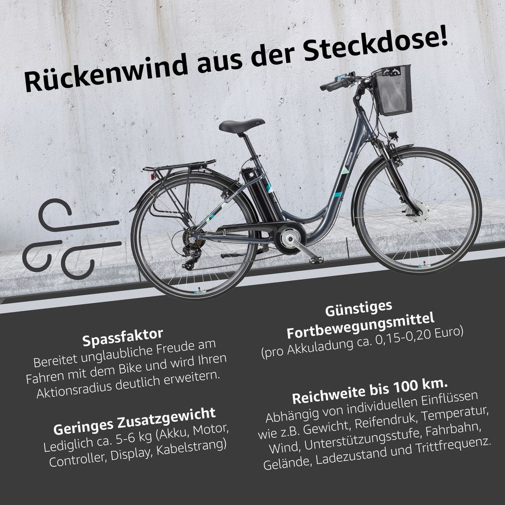 Telefunken City E-Bike für Damen und Herren | Produktbild 6