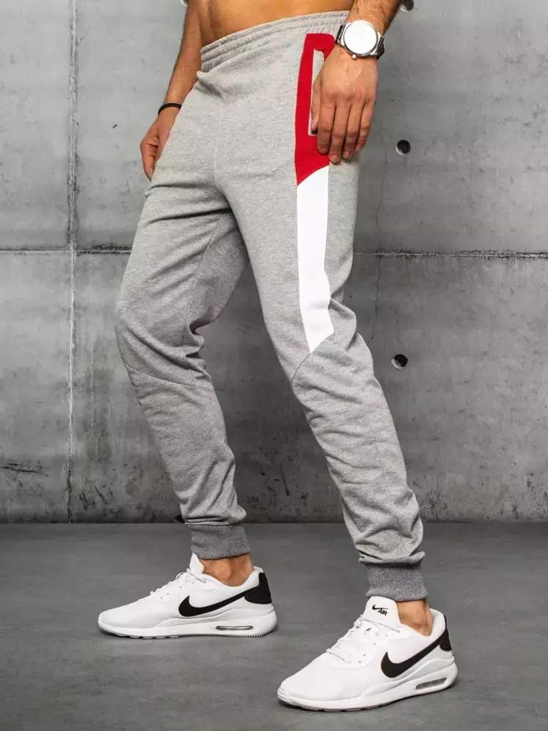 Dstreet Herren-Jogginghosen Chai hellgrau XL