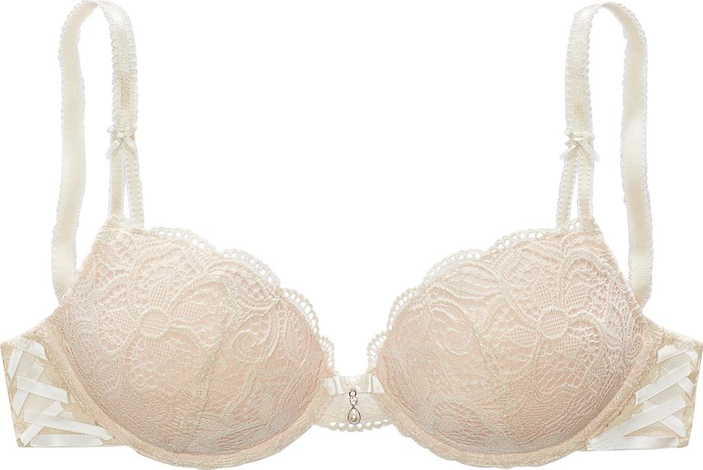 LASCANA Push-up-BH rosé-champagner Größe 75 Cup C