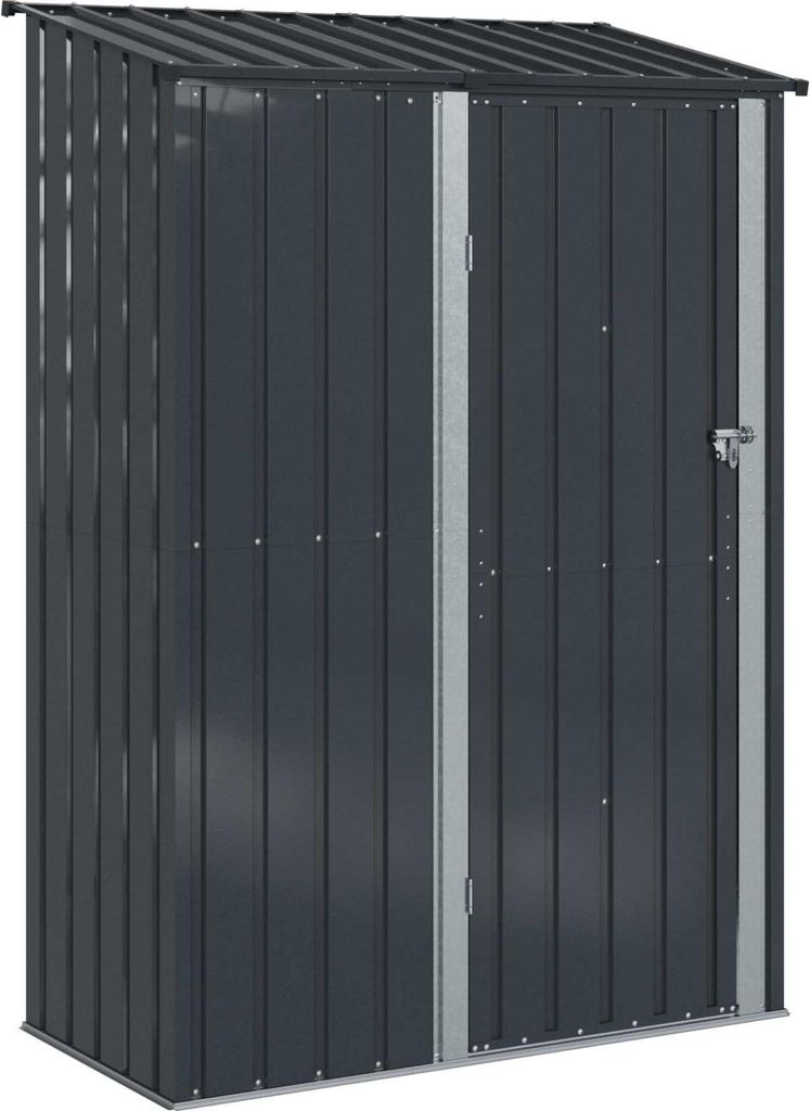 Gartenhütten Anthrazit 140,5 x 74 x 200 cm Metall