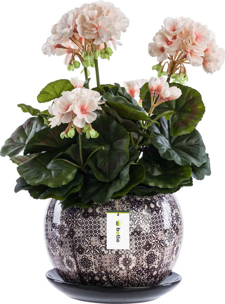 Pot de fleurs pour succulentes et plantes vertes en céramique Ø16,5 cm